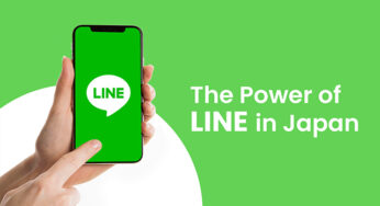 How do marketers use Line to sell products in Japan?